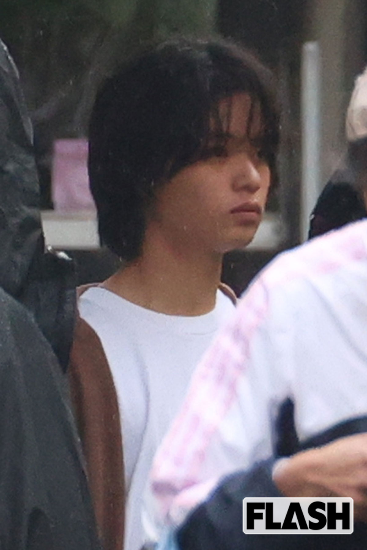 綾野剛と撮影していた