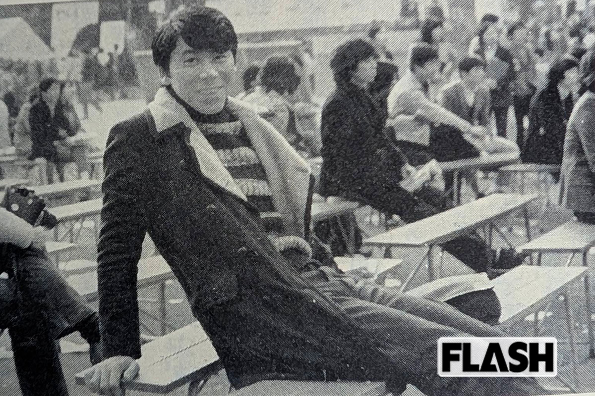 大学受験に失敗、浪人生になったころの吉田照美。一浪して早稲田大学政治経済学部に入学した