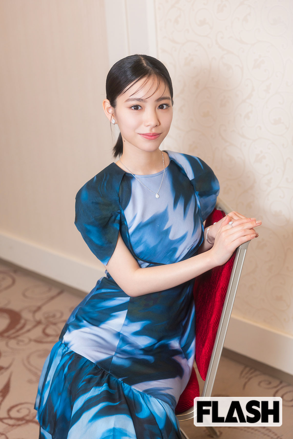 5月から初舞台『ハムレット』で、ヒロインのオフィーリア役に挑戦（写真・田中智久）