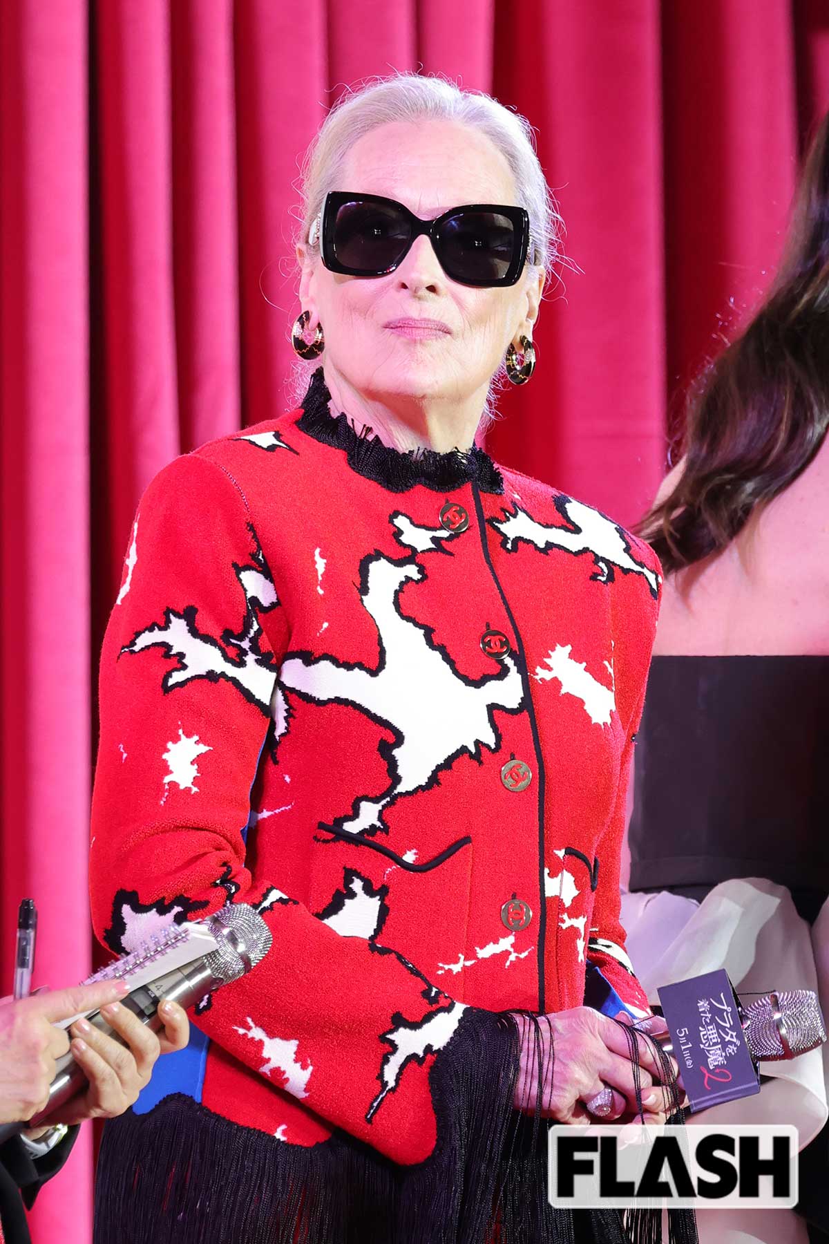 年齢を感じさせない美しさを披露するメリル・ストリープ