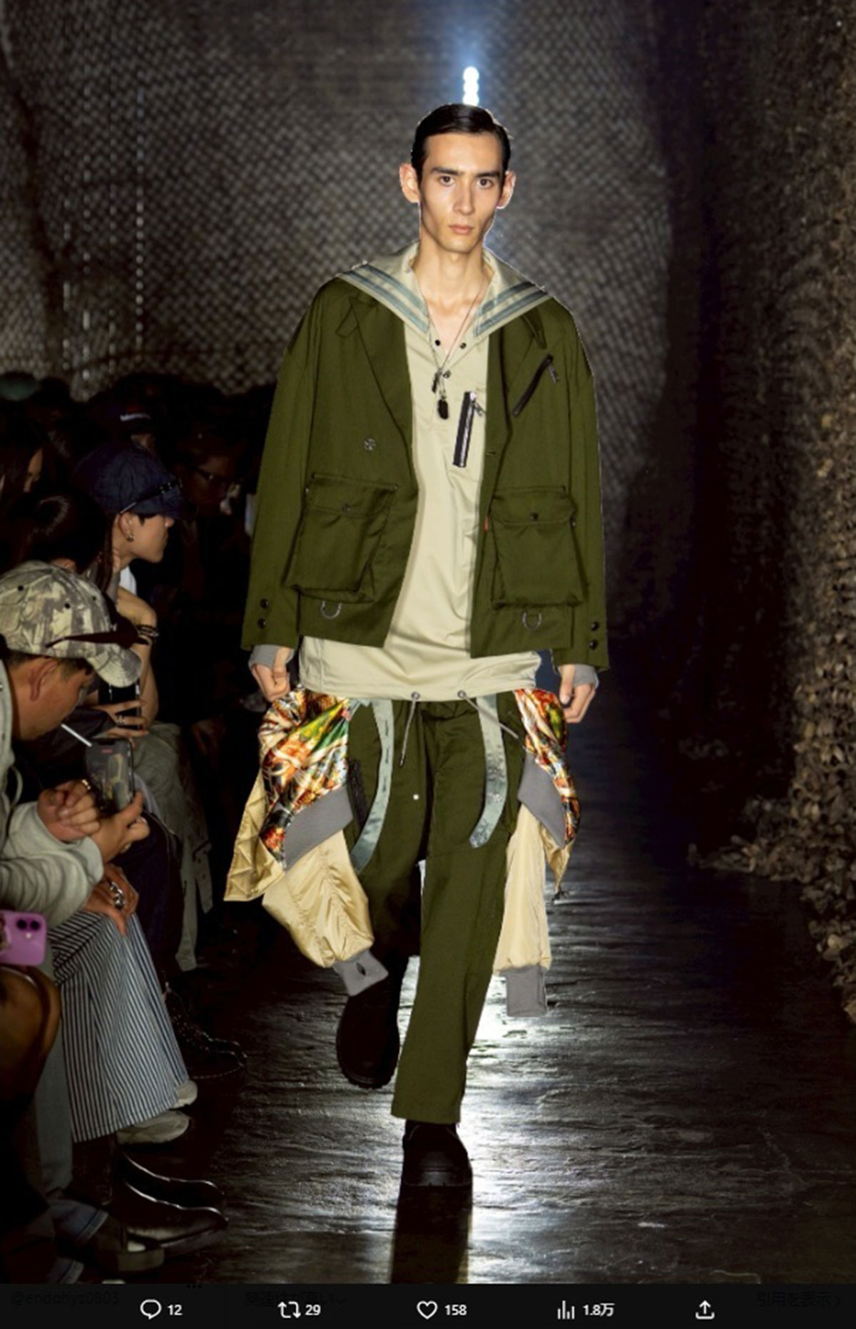 西野亮廣が参画するアパレルブランド「ストレートエッジ」のルック。そのネーミングをめぐり、一部音楽ファンから怒りの声があがっている（西野亮廣のXより）