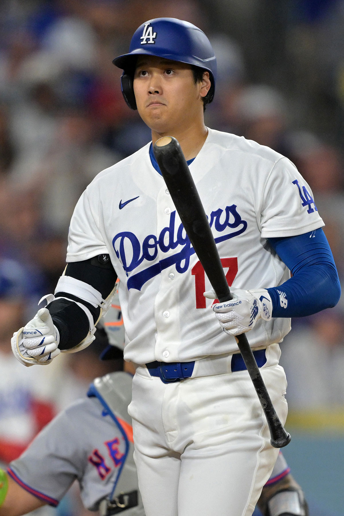 今季から大谷翔平が使用するチャンドラー社のカッピングバット。先端がまるでアイスのカップのようにくり抜かれている（写真・アフロ）