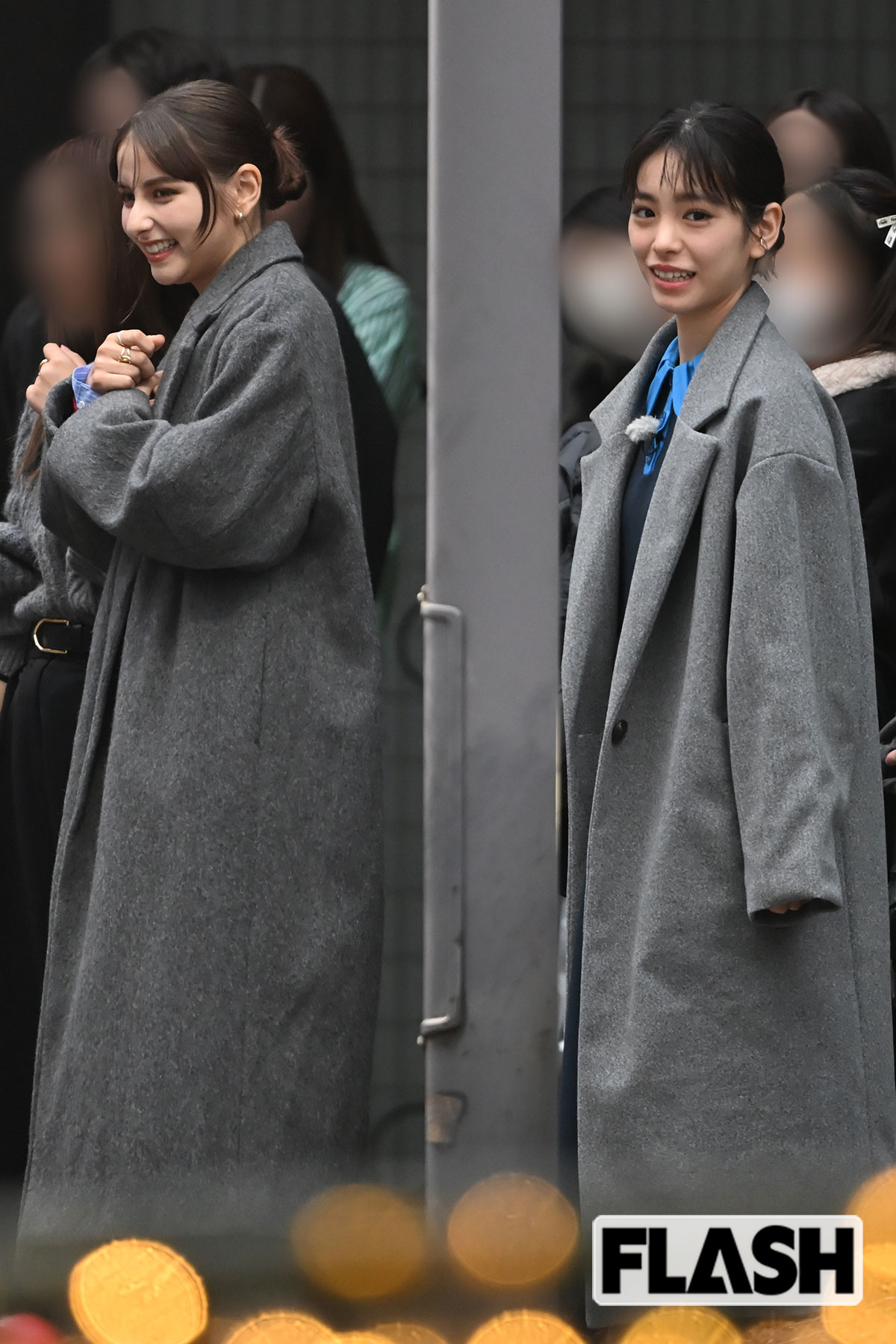 終始笑顔だった當真あみと嵐莉菜