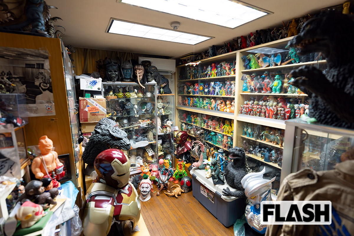 なべやかんのコレクション部屋。このほかに、さらに3部屋がコレクションで埋まる（写真・木村哲夫）