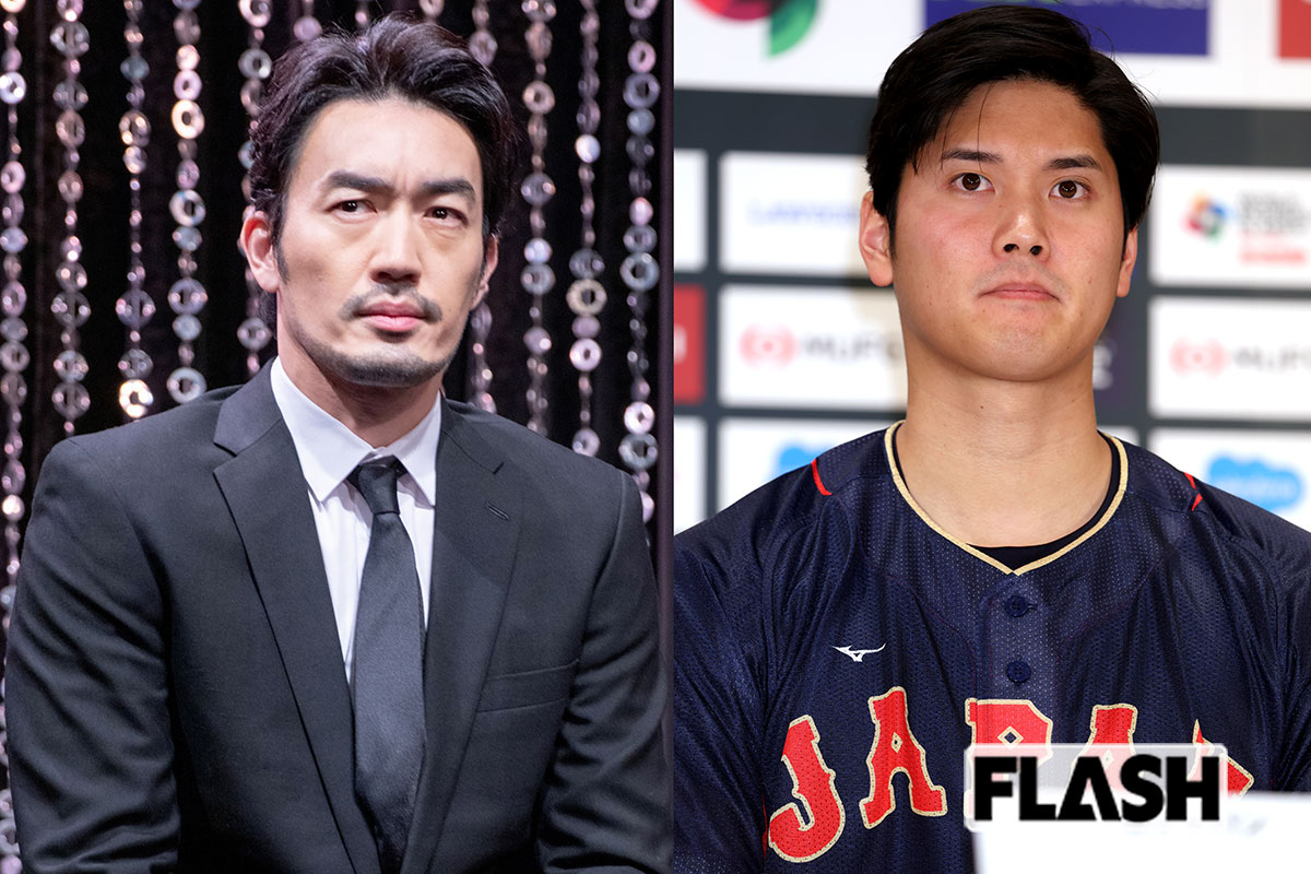 （左から）大谷亮平・大谷翔平