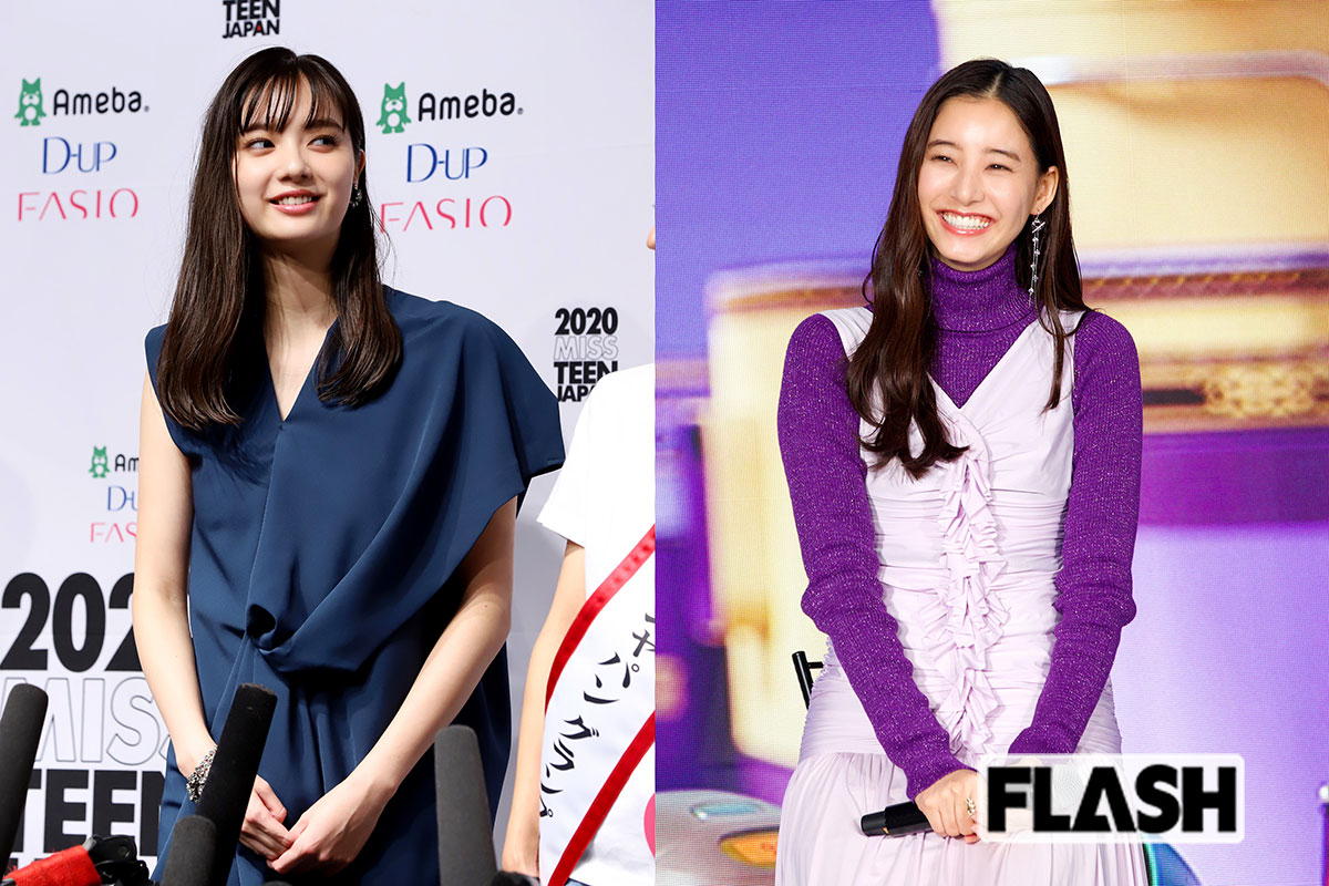 （左から）新川優愛・新木優子