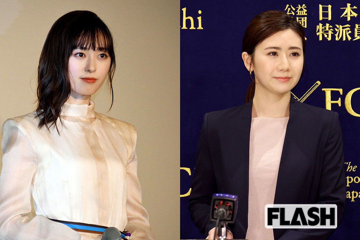 （左から）福原遥・福原愛