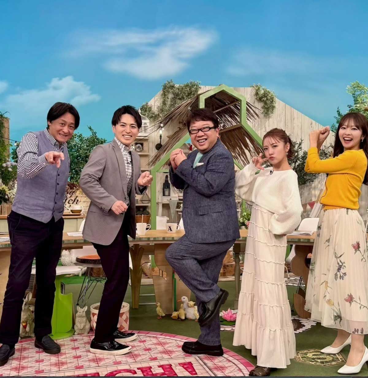 お天気キャスター・吉田ジョージさんが『スイッチ！』の収録を報告した写真。これが最後の投稿となってしまった（写真・本人Instagramより）