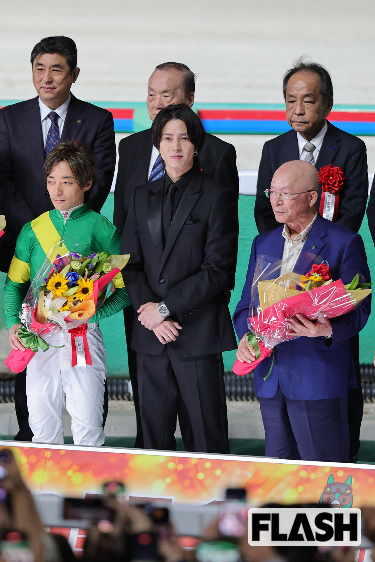 セレモニーに出席した山下智久