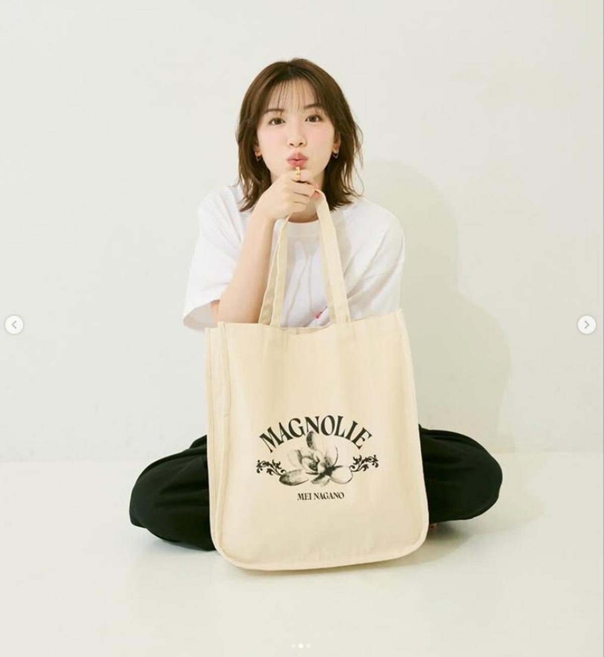 マネージャーが管理するInstagramに投稿された永野芽郁のグッズ（画像・『永野芽郁　マネージャー』のInstagram「@naganomei_staff」より）