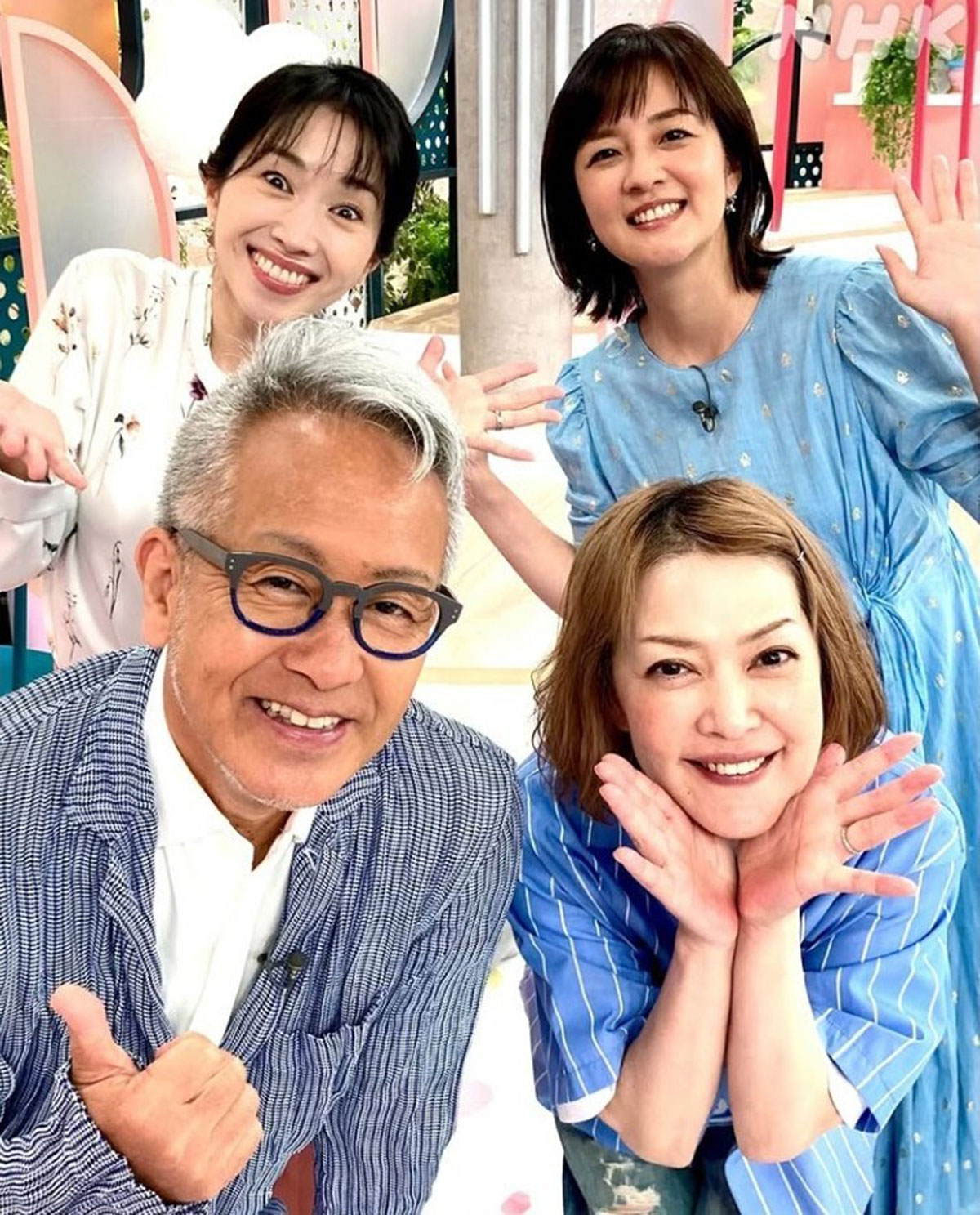 『あさイチ』に出演したオセロ松嶋尚美。眉に注目が集まった（画像・『NHKあさイチ』のInstagram「nhk_asaichi」より）