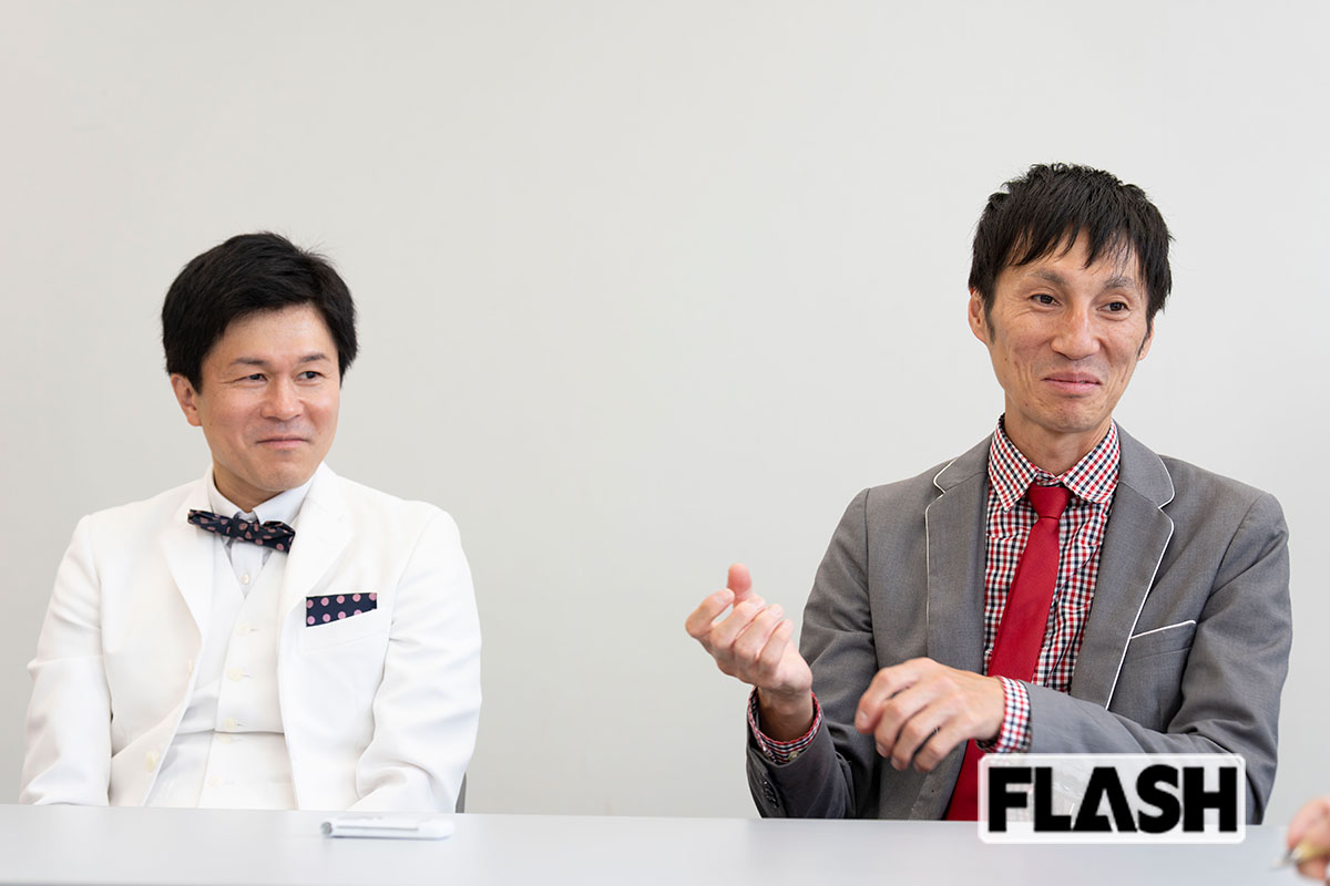 たけし（右）は検針員で年収200万円、芸人で2万円という収入差を税務署員に怪しまれたことも。そこからなんとか芸人と認めさせるまでのエピソードは、テレビ番組内で千鳥・大悟に絶賛された（写真・木村哲夫）