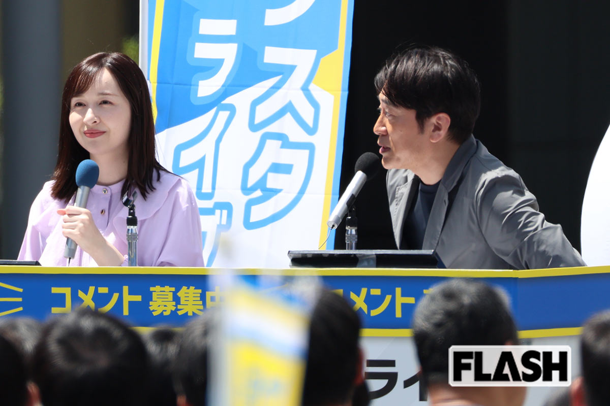 宇賀神メグアナと安住紳一郎アナ