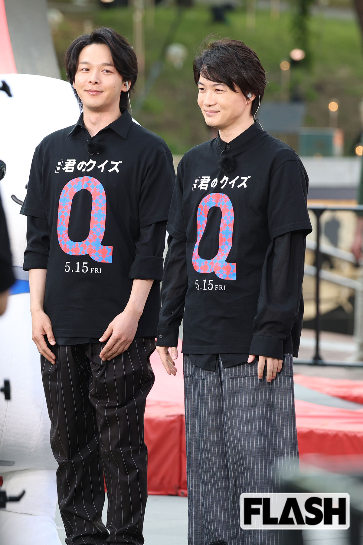 神木隆之介＆中村倫也、赤坂に降臨してファン歓喜！『君のクイズ』番宣で見せた “神対応” とは