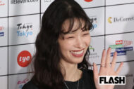 森川葵、レッドカーペットで黒ドレス姿をキャッチ！ “げっそり” 痩せ見え…