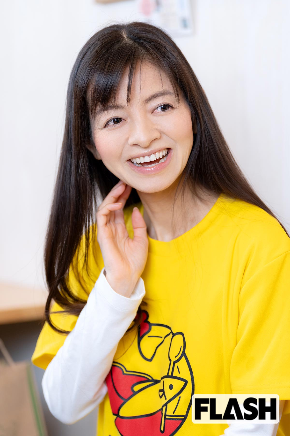 自らの転機について語る園山真希絵さん（写真・福田ヨシツグ）