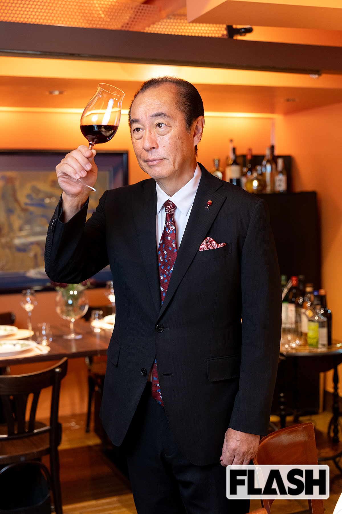 集大成となる店「Caveau SenTir（カヴォ・サンティール）」をオープンさせた田崎真也さん（写真・福田ヨシツグ）