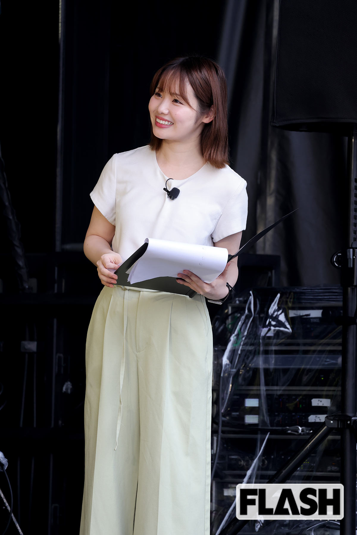 和やかにイベントを進行させた並木雲楓アナ