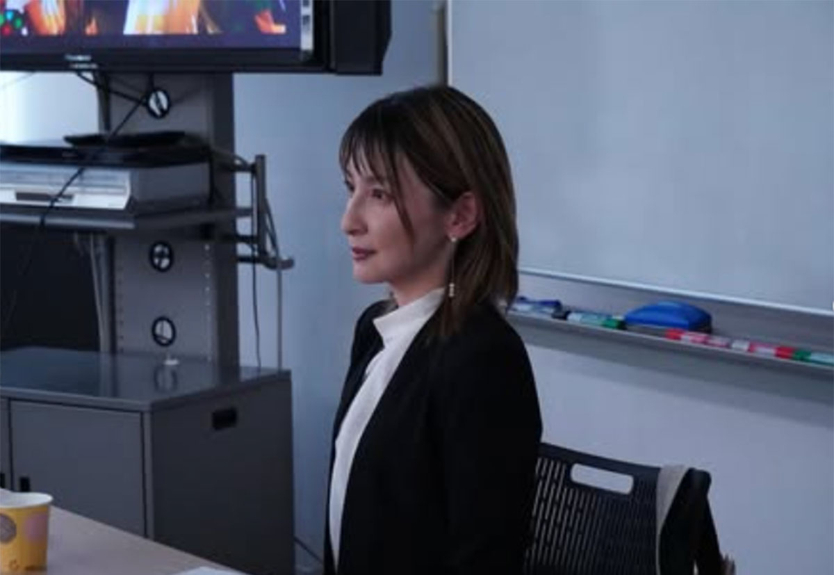 実践女子大学での「まるのWA」学生ボランティア募集説明会に出席した奥菜恵（画像・『Megumi Okina 奥菜 恵』のInstagram「@megumi_okina」より）