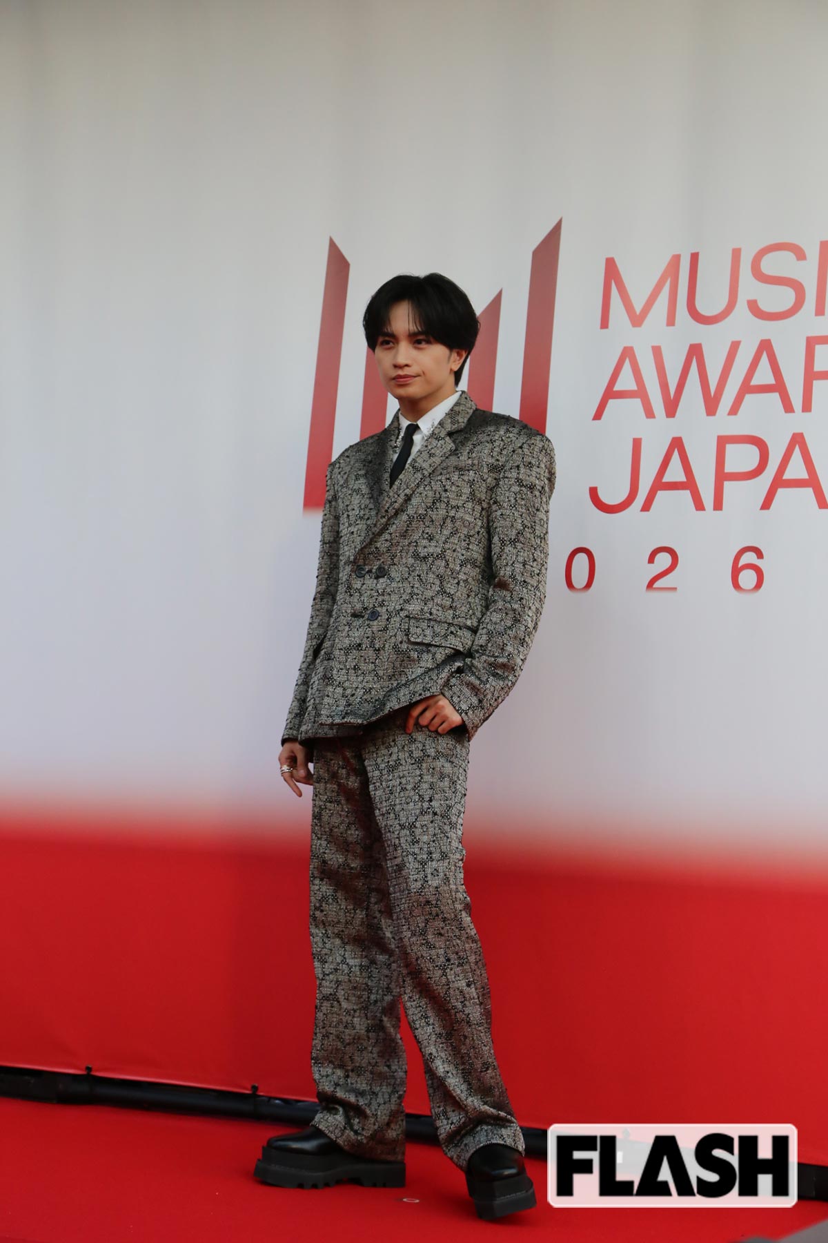 2026年6月13日、『MUSIC AWARDS JAPAN 2026』の授賞式に出席した中島健人（写真・金谷千治）
