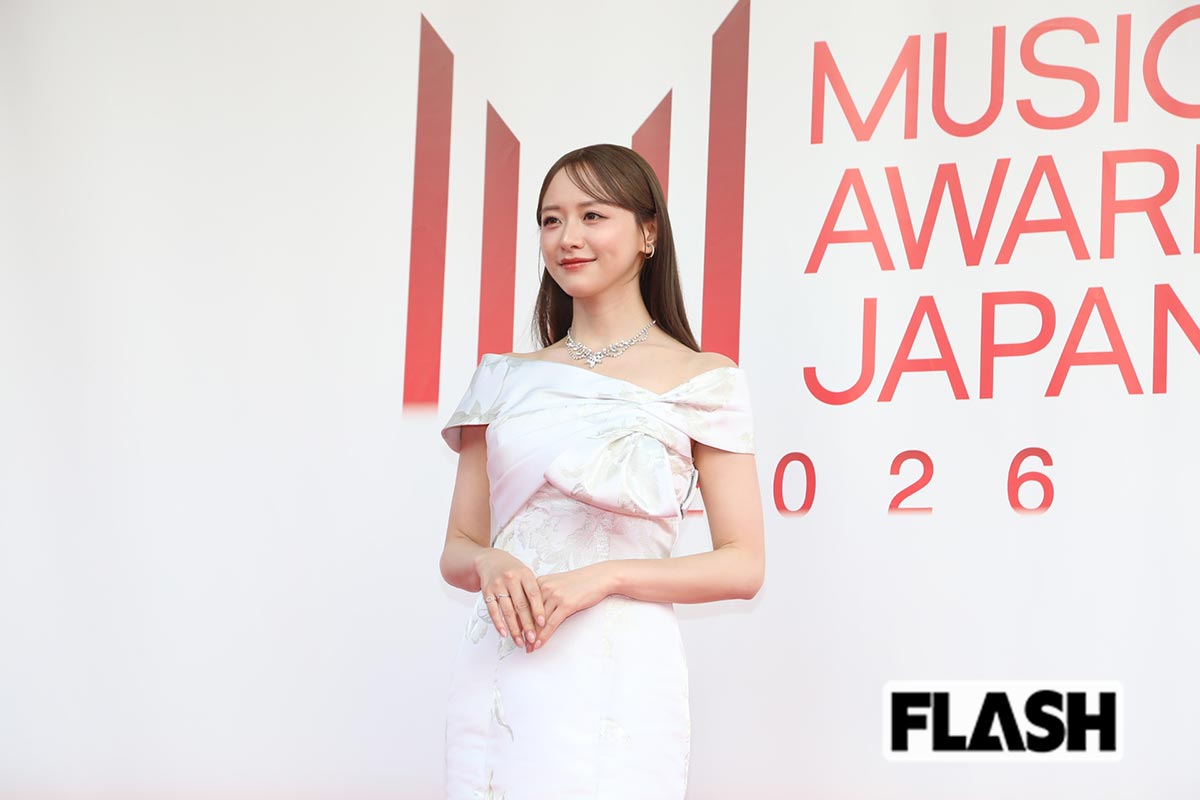 2026年6月13日、『MUSIC AWARDS JAPAN 2026』の授賞式に出席したタレントの森香澄（写真・金谷千治）