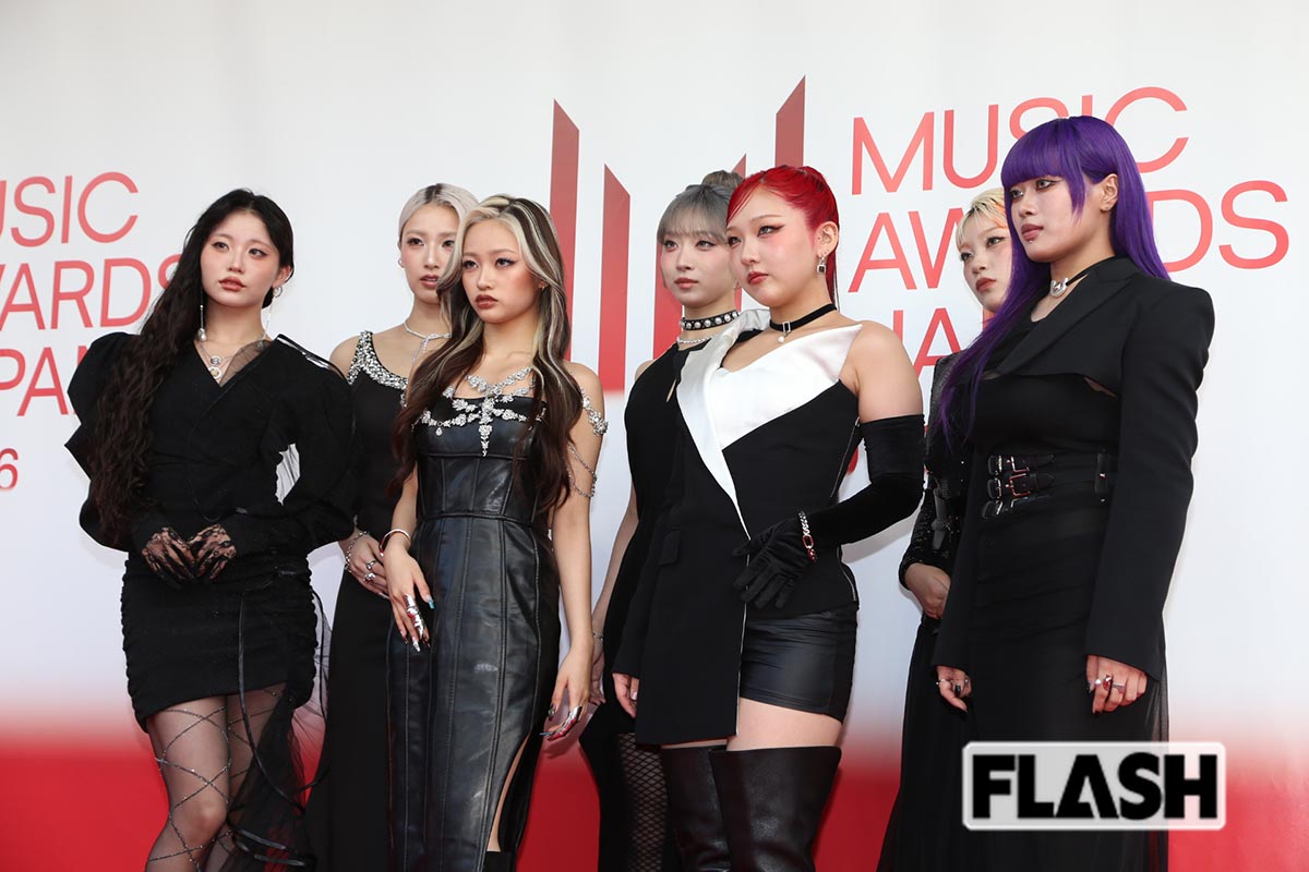 2026年6月13日、『MUSIC AWARDS JAPAN 2026』の授賞式に出席したHANA（写真・金谷千治）