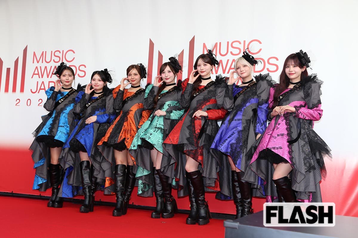 2026年6月13日、『MUSIC AWARDS JAPAN 2026』の授賞式に出席したCANDY TUNE（写真・金谷千治）