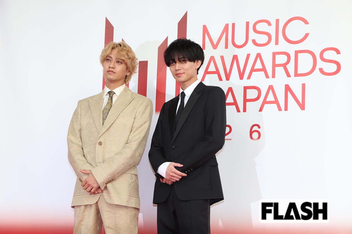 2026年6月13日、『MUSIC AWARDS JAPAN 2026』の授賞式に出席したKing＆Prince（写真・金谷千治）