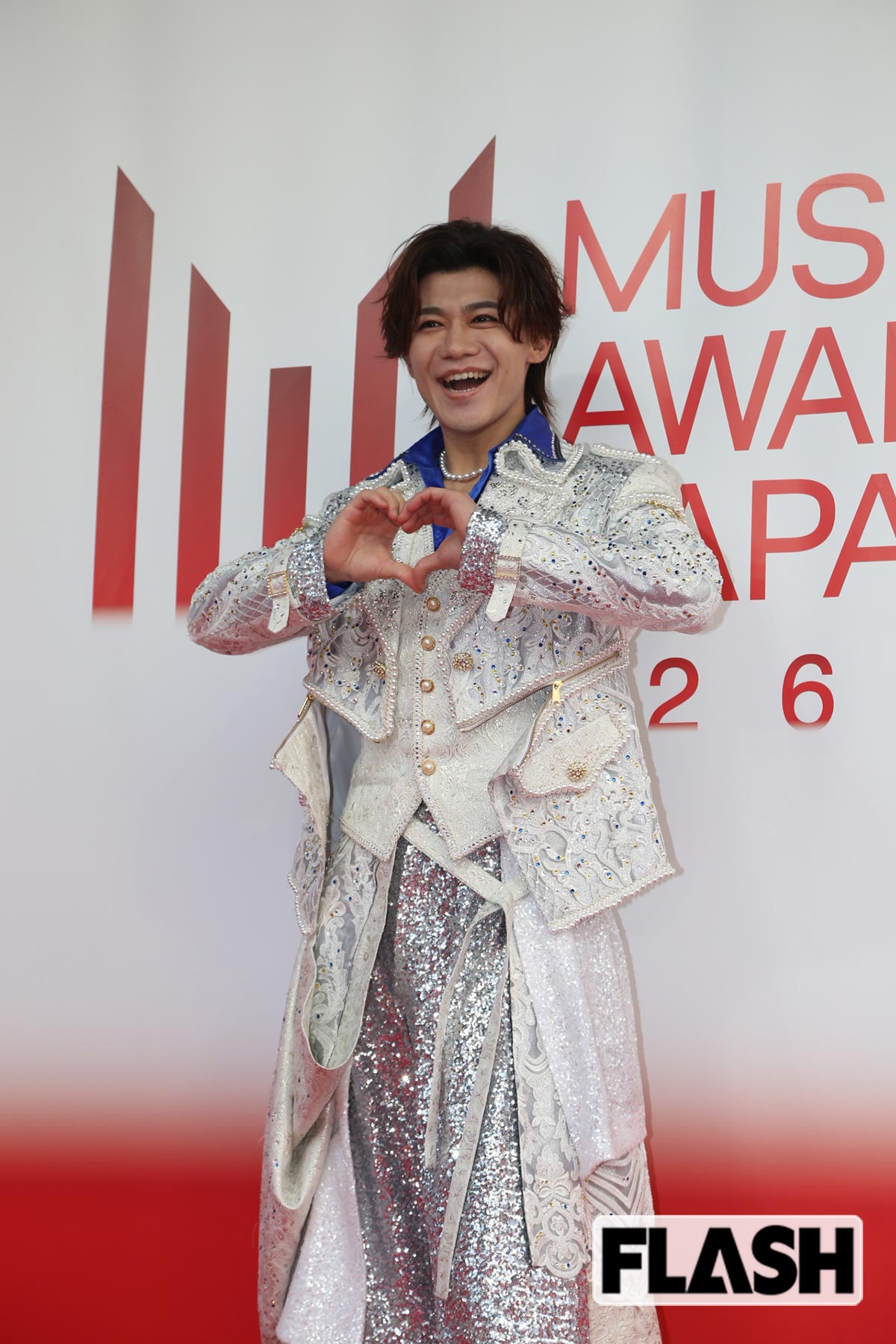 2026年6月13日、『MUSIC AWARDS JAPAN 2026』の授賞式に出席した新浜レオン（写真・金谷千治）