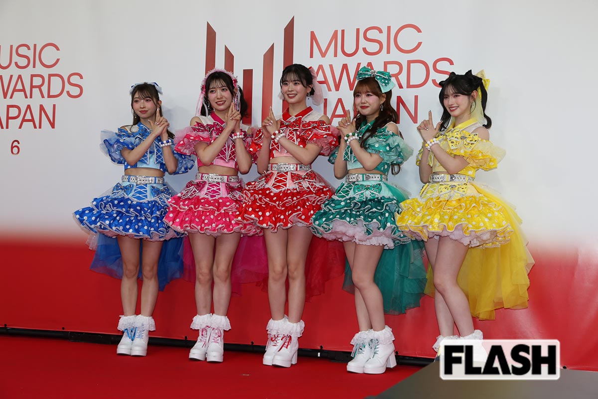 2026年6月13日、『MUSIC AWARDS JAPAN 2026』の授賞式に出席した超ときめき♡宣伝部（写真・金谷千治）