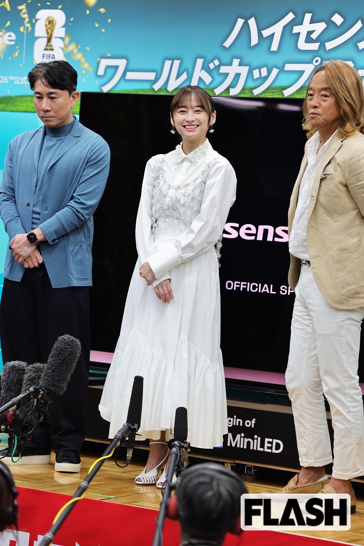 北澤豪、前園真聖らと登壇した影山優佳