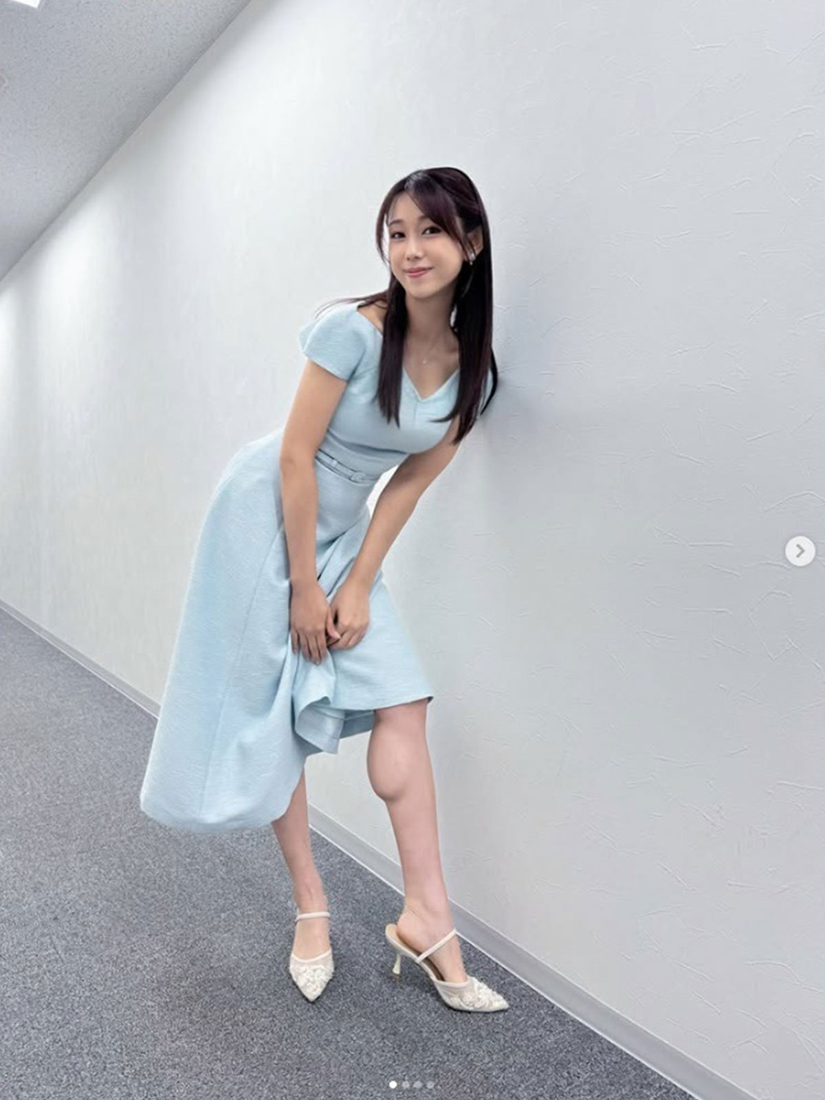 堀江聖夏アナが披露した驚異のふくらはぎ。多くのファンが絶賛した（写真・本人Instagramより）