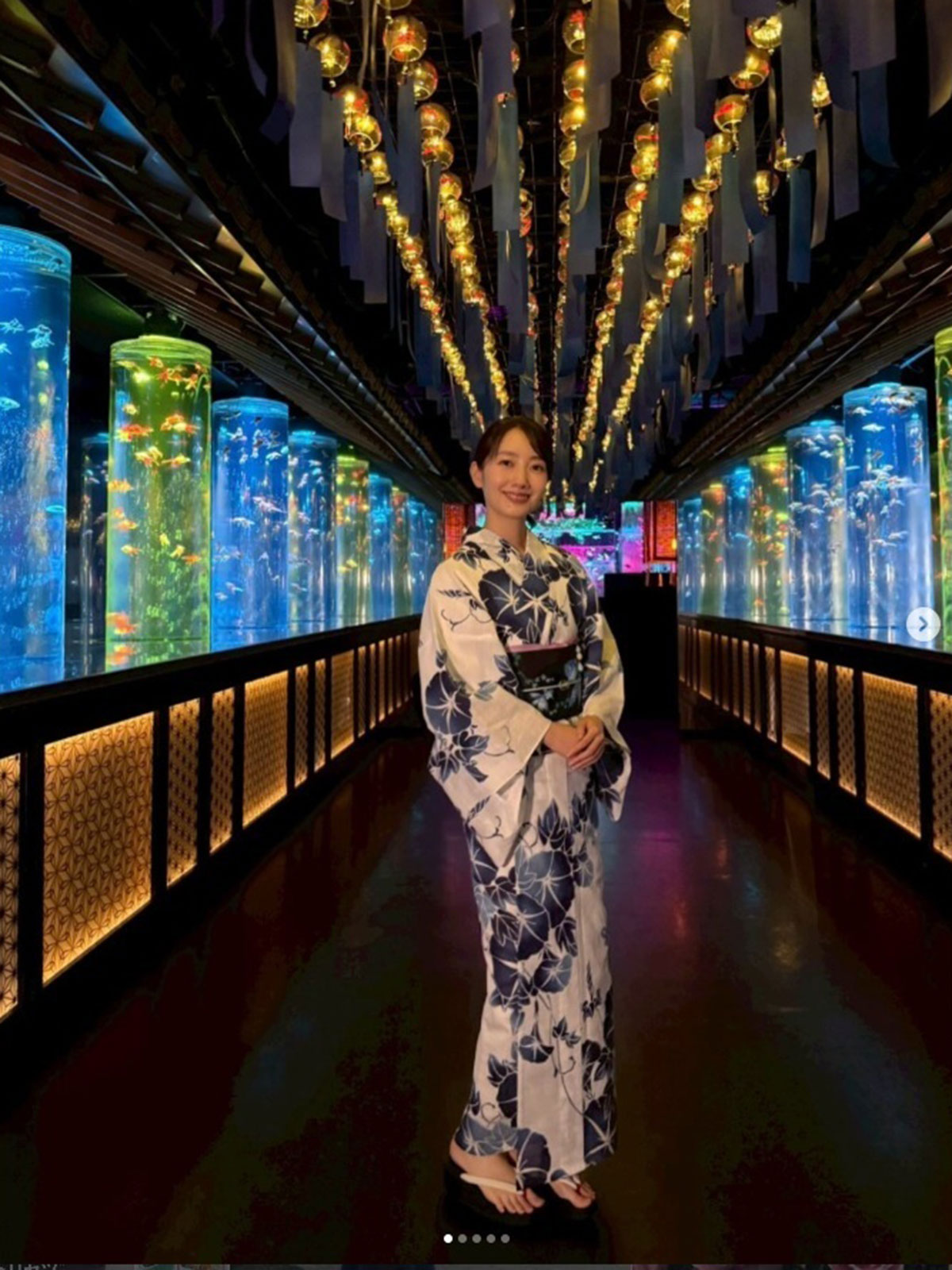 絶賛の声があがる波瑠の浴衣姿（写真・Instagramより）