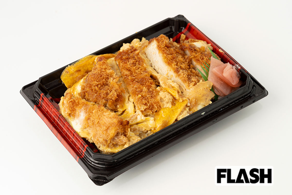 サミットストア（498円、832kcal）／本文では出汁を強調したが、肉もしっかりしている。衣もデロデロにまでなっておらず、派手さはないが、値段も質も優等生である