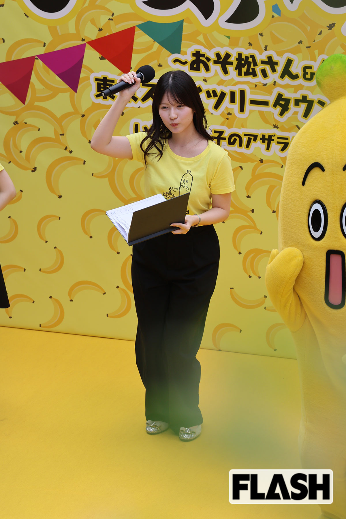 ぎこちないながらもしっかりとMCを務めた北川莉央アナ