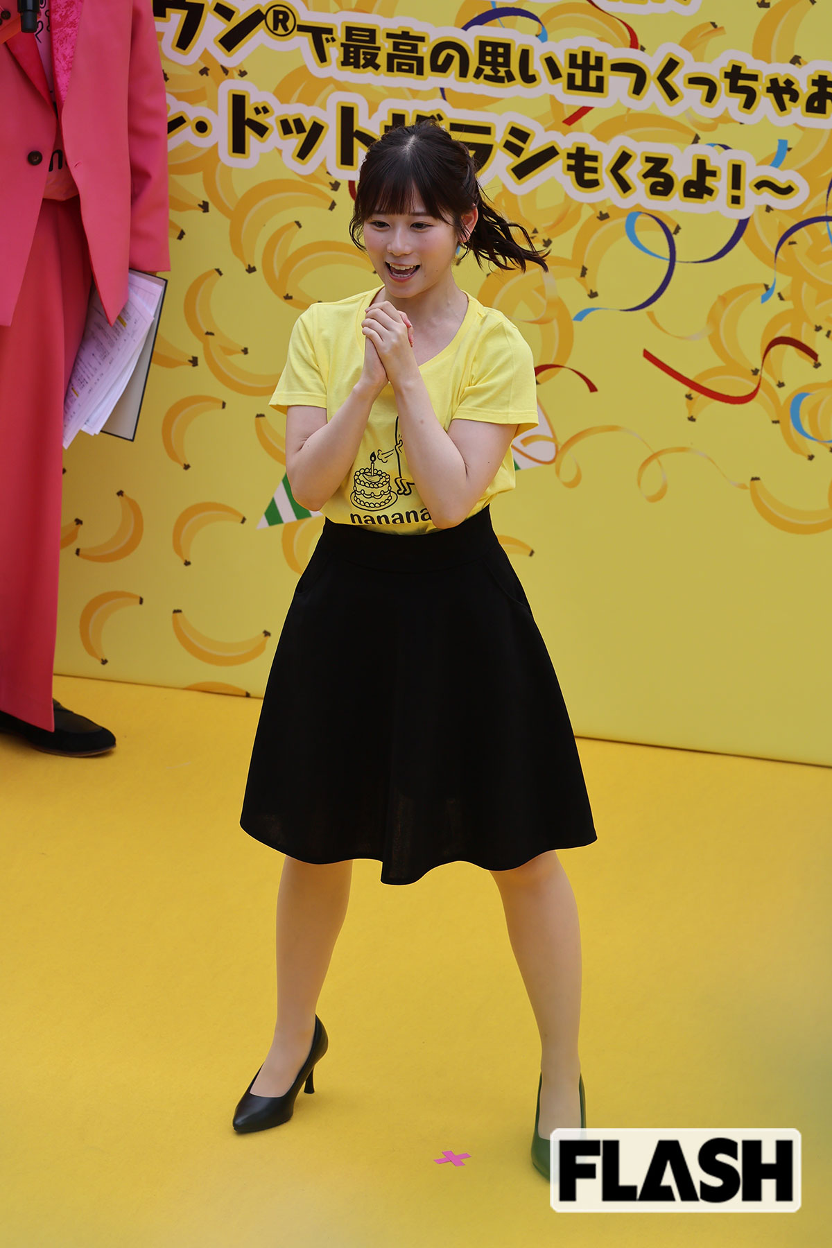 切れのある動きを披露した鈴木芹里乃アナ