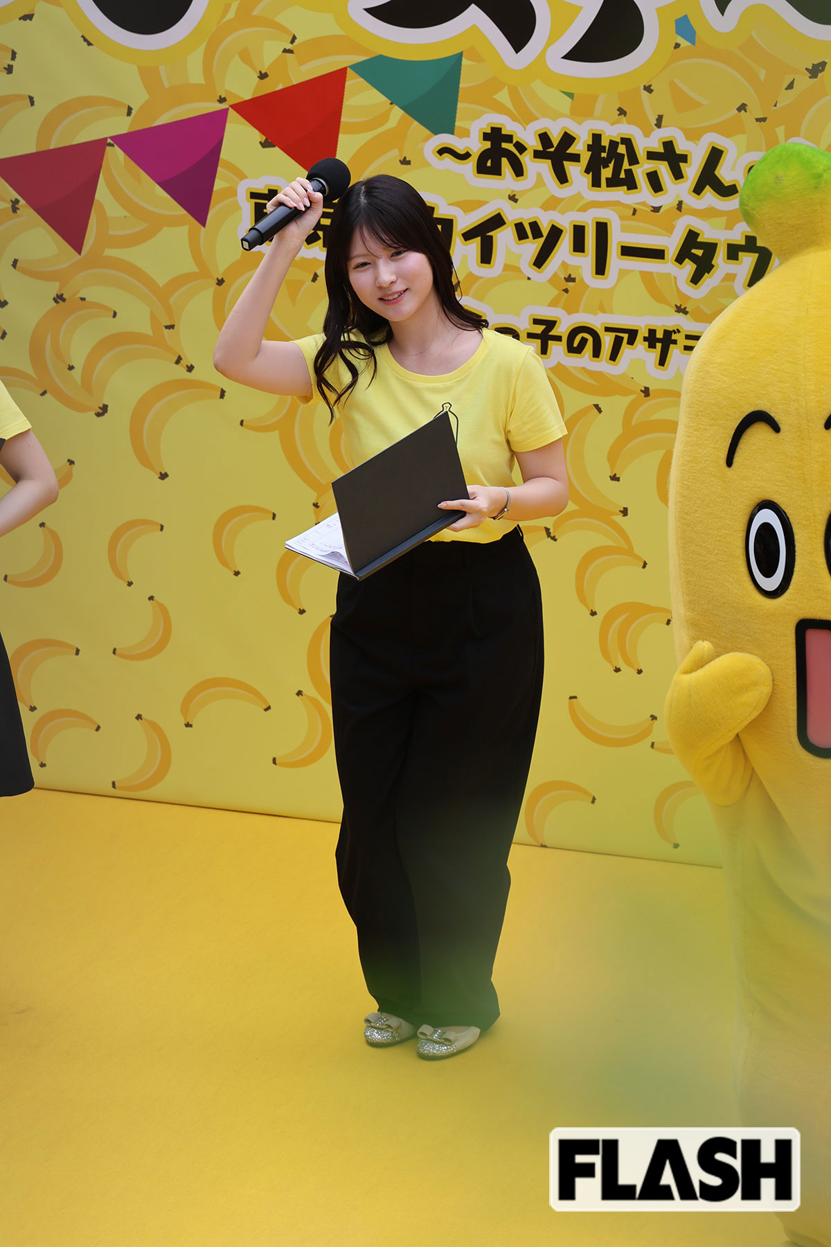 元アイドルらしくファンサを怠らない北川莉央アナ