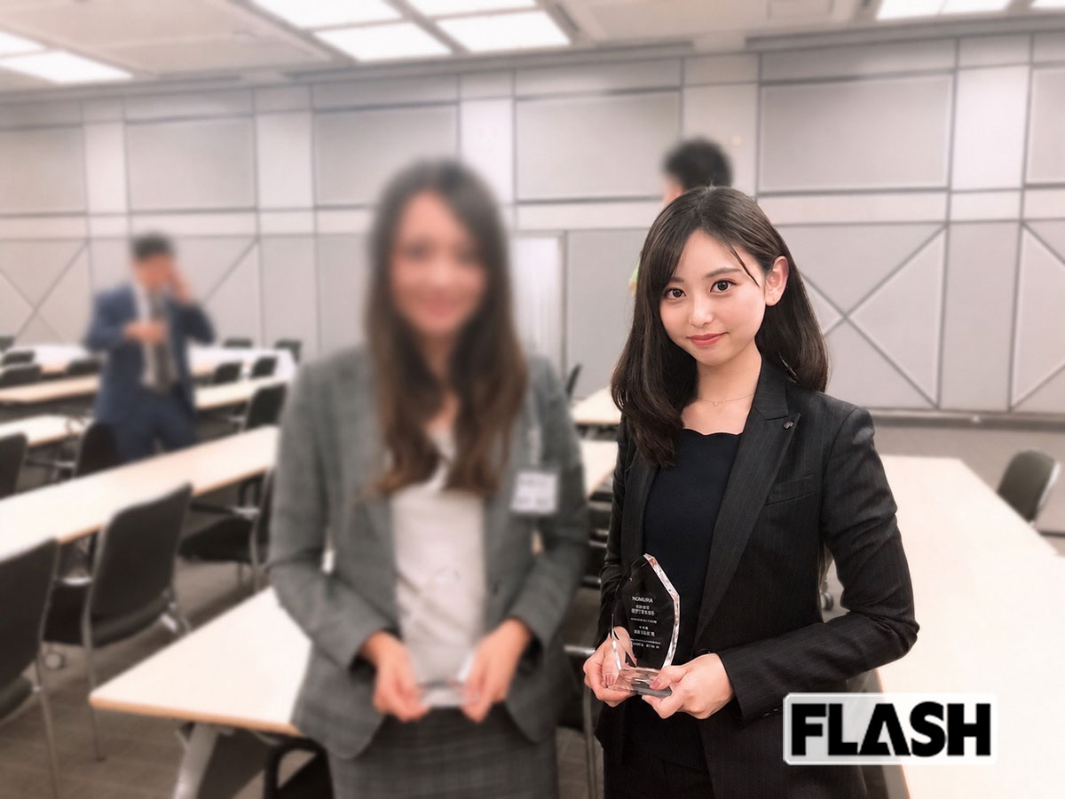 きこさんは、野村證券2年めには、同期のなかでわずか3人しか選ばれない「CEO賞」を獲得した（写真・本人提供）