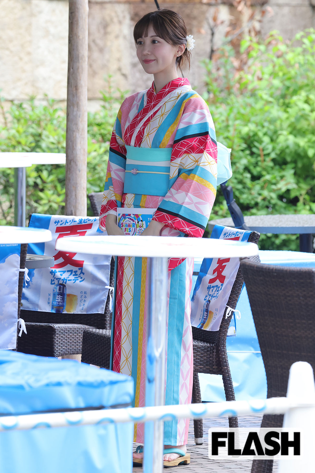テレビ朝日 “かわいすぎる” 新人女子アナの浴衣姿をキャッチ！ お天気リポーター出身 “カメラ慣れ” が大好評