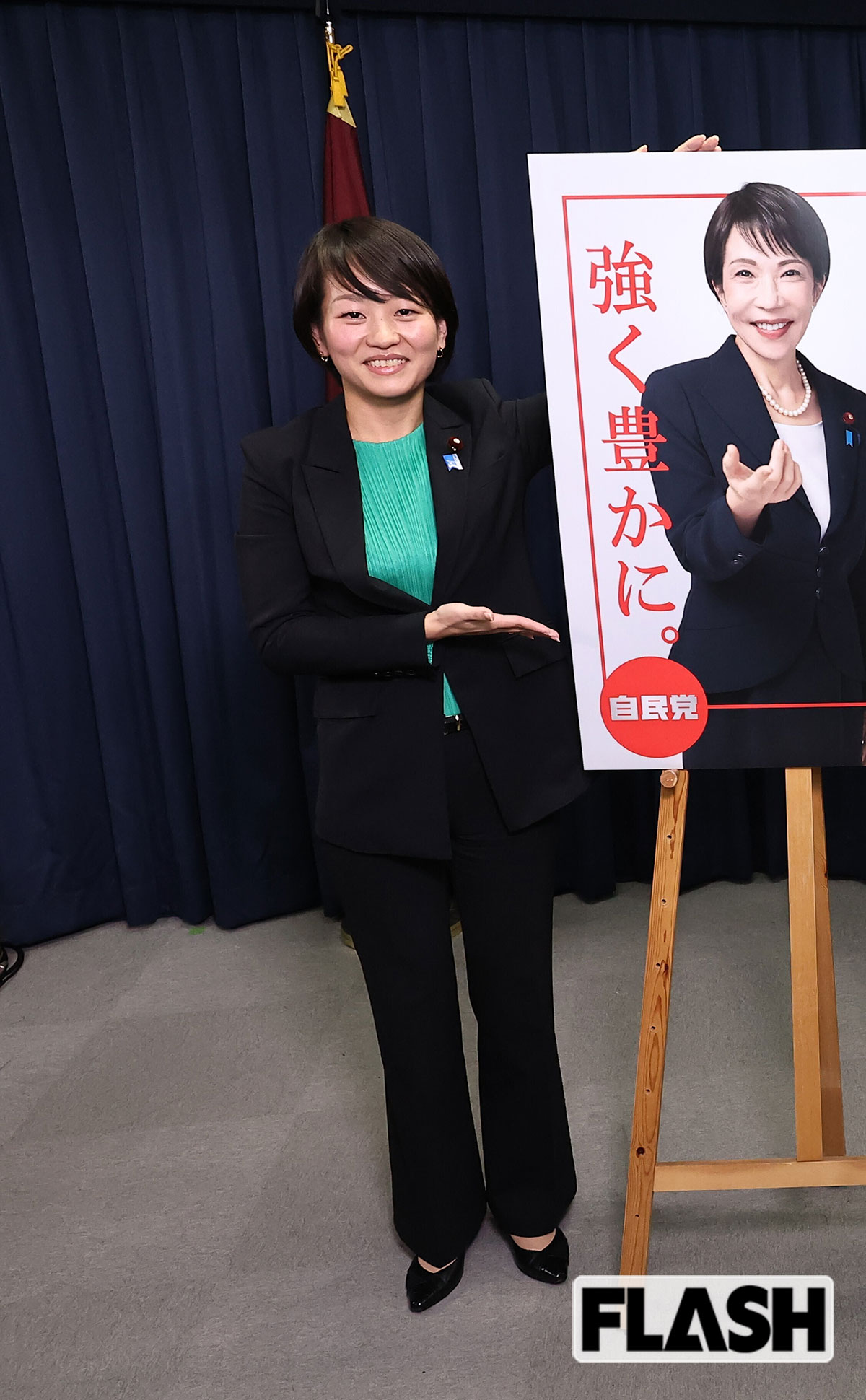 子供担当大臣に任命されると予想された鈴木貴子氏（写真・長谷川 新）