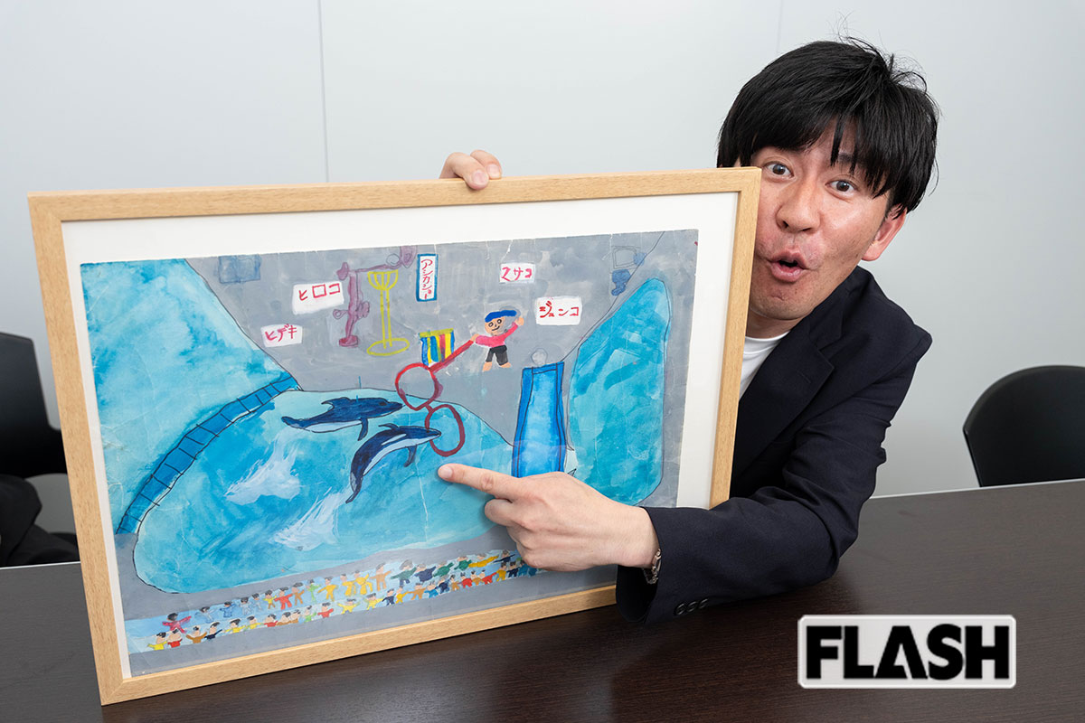 青山剛昌氏が水しぶきを描き入れ、オキシジェン・田中知史が表彰された“宿題の絵”