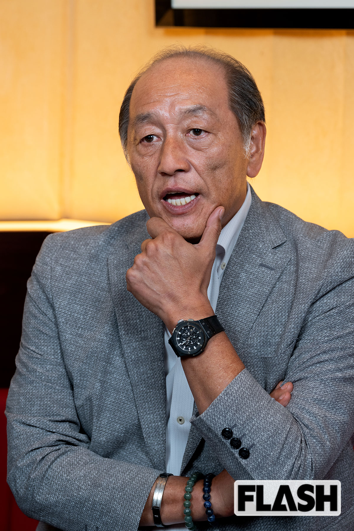 「記憶にないくらい久しぶりだよな！」清原和博氏との再会を喜ぶ渡辺久信氏（写真・福田ヨシツグ）