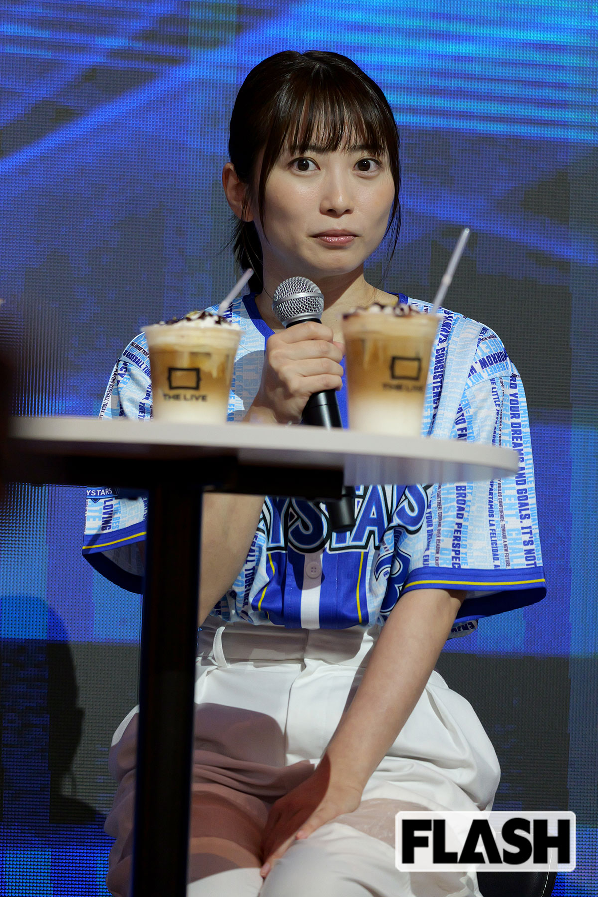 意外にも初めての始球式だったと語る志田未来