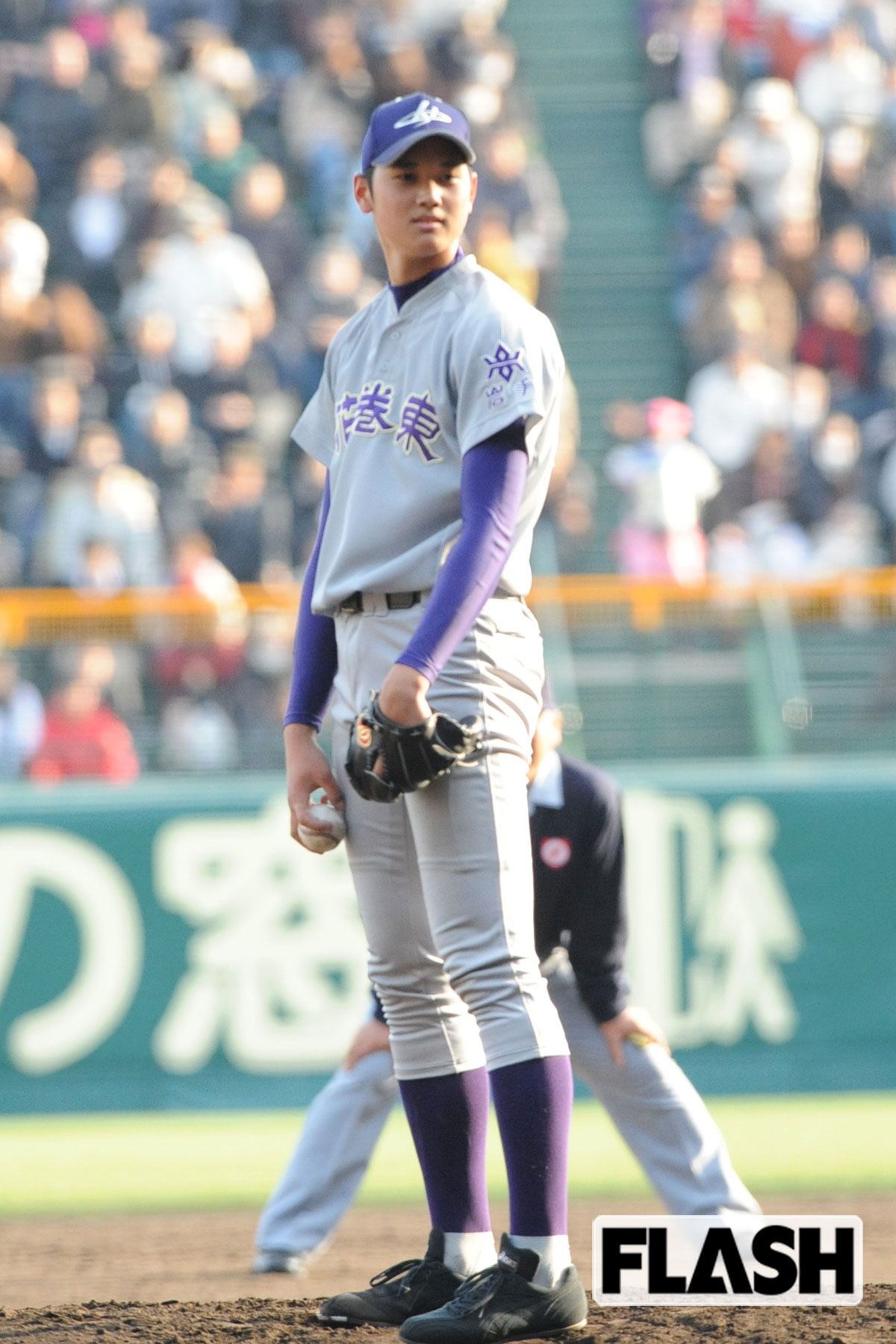 大谷は夏の甲子園は意外にも2年時のみ。右翼手から途中登板するも、1回戦で散った（写真・馬詰雅浩）