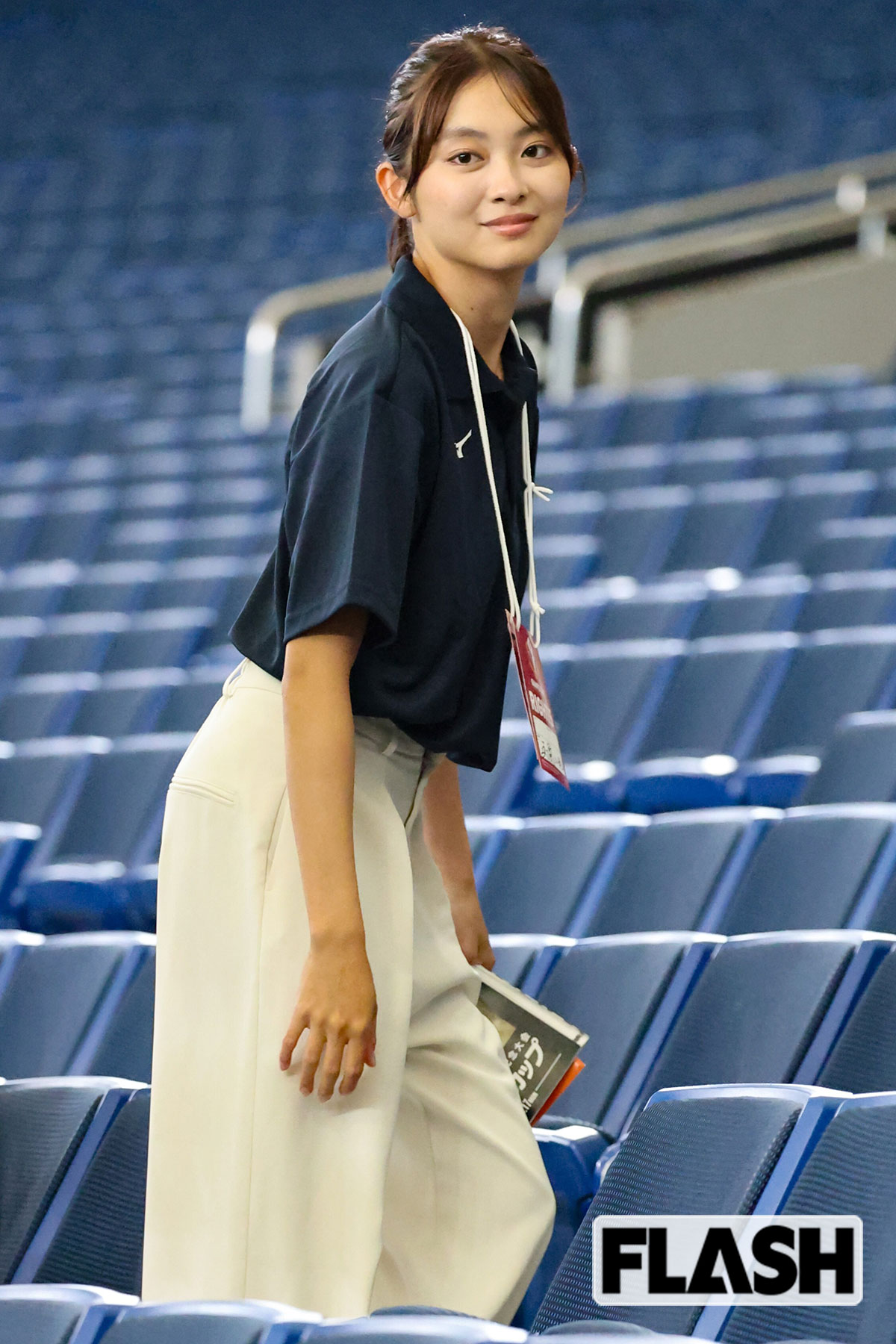 2年めながらスポーツ番組を中心に多方面で活躍する五十嵐にいかアナ