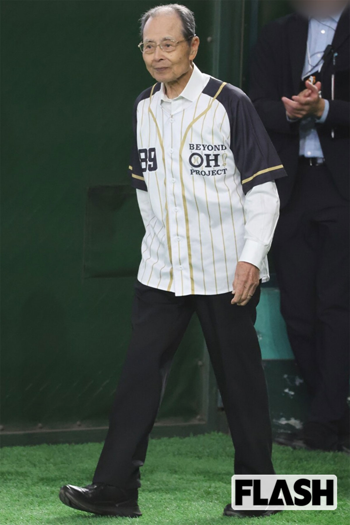 会場には王貞治氏も登場した
