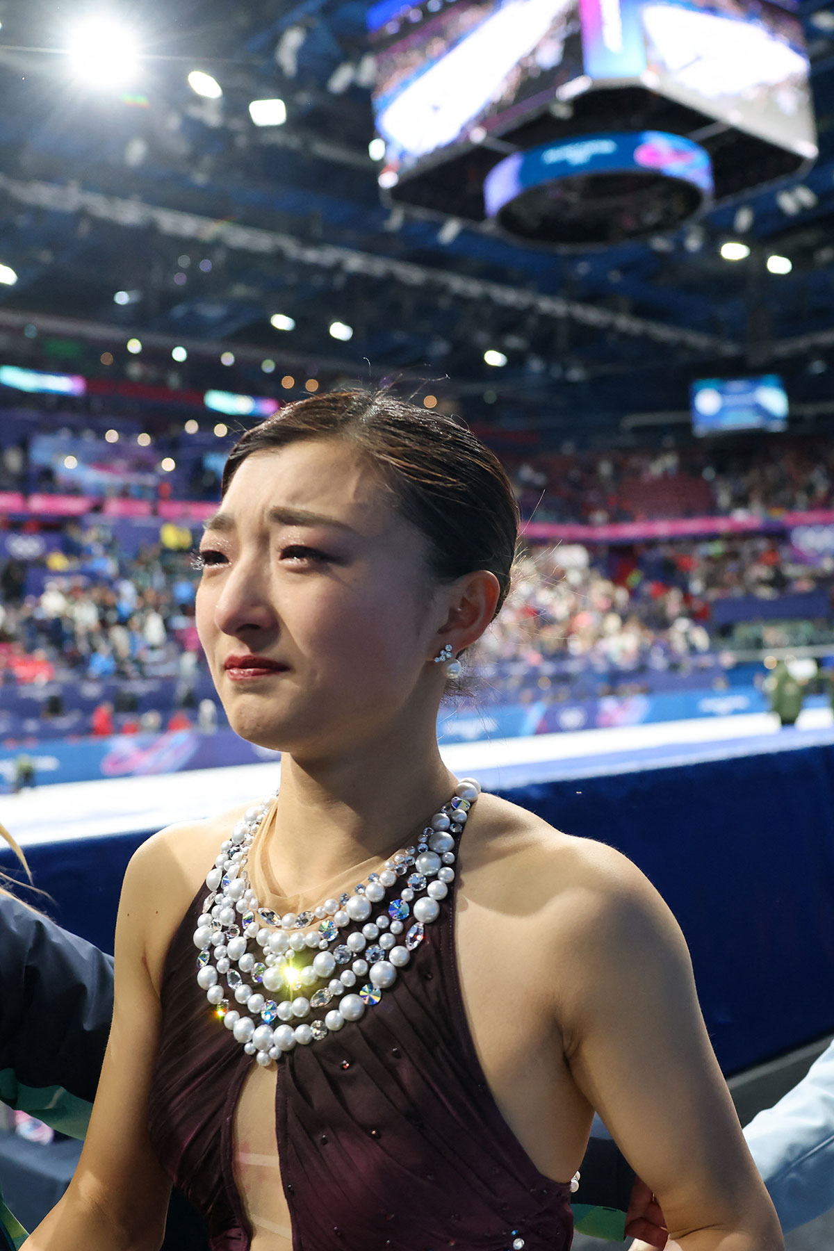 世界選手権に挑戦した理由を神田愛花に質問された坂本花織（写真・共同通信）