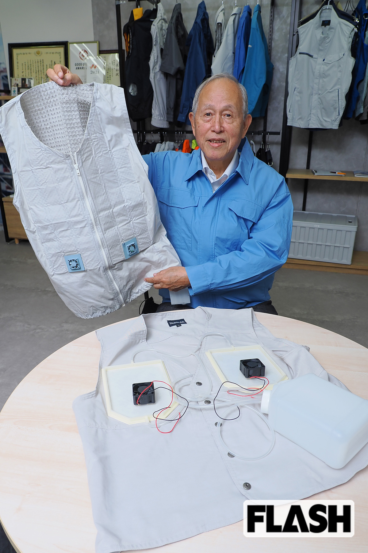 酷暑の必需品「空調服」発明者は「管理職が苦手で起業」元ソニー技術者! 修理品の山乗り越えいまも目指す“地球温暖化防止”