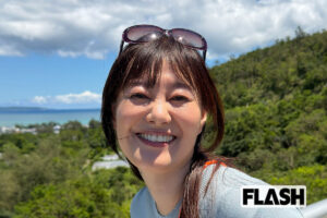 「胸に目がいってニュースが入らない」の苦情でNHK退社から写真集1万DL超え！　沖縄の44歳”スイカップ”アナの人生逆転劇