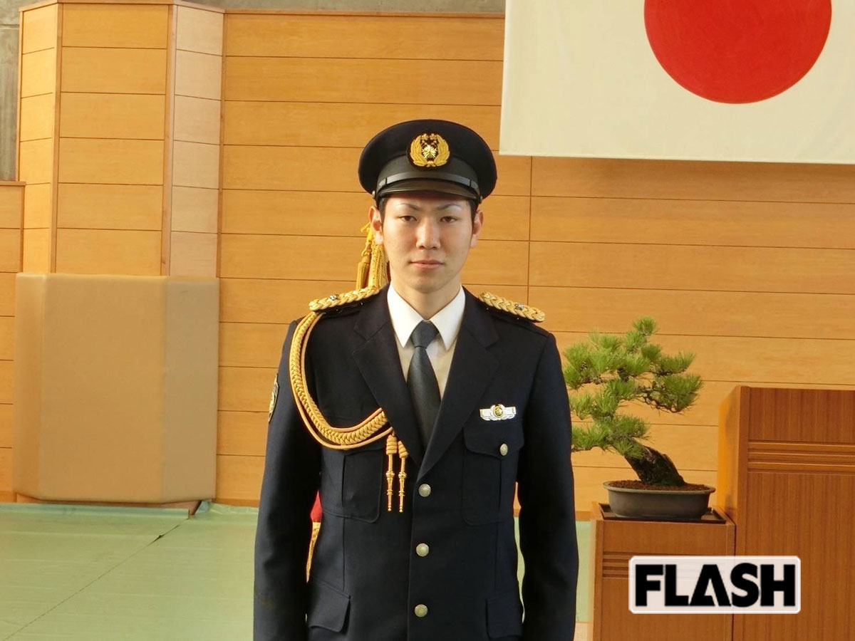 警察学校時代の初々しい萬田卍郎氏